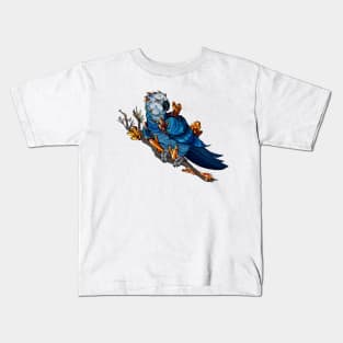 Spix Macaw & Citrine Kids T-Shirt